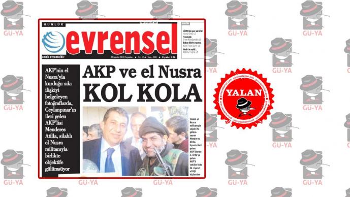 AKP ve el Nusra kol kola yalanı