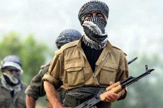 PKK'lı teröristler (temsili)
