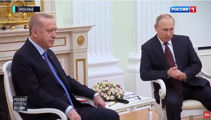 Cumhurbaşkanı Recep Tayyip Erdoğan ile Rusya Devlet Başkanı Vladimir Putin'in ortak basın toplantısı